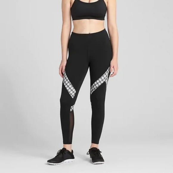 Gap GFast Mid Rise Print Insert 7/8 Leggings XS - Picture 4 of 6